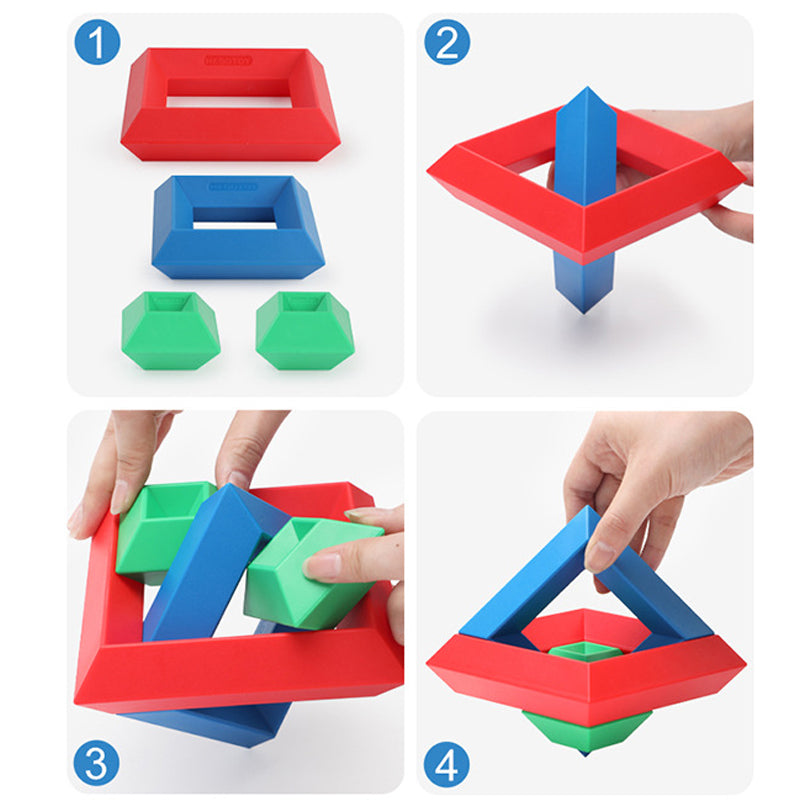 Rynx | Pyramids that stack the blocks