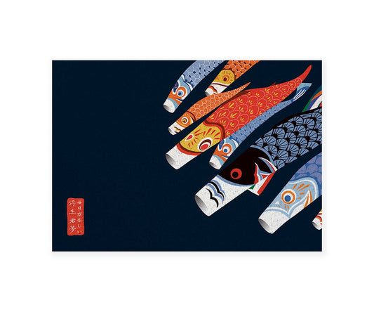 Rynx | Japanese Koi Fish Flag PVC Entrance Mat