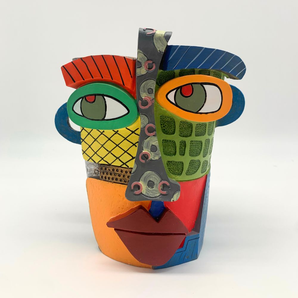 Rynx | Abstract Face Flower Pot