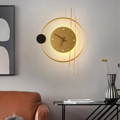 Rynx | GlowTime modern LED wall clock