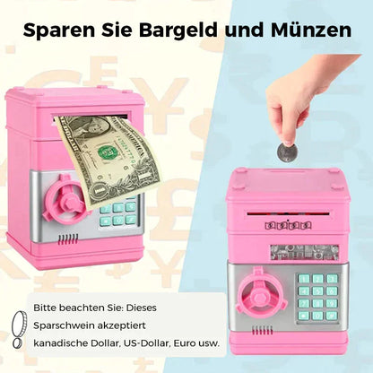 Rynx | Children's piggy bank with combination lock