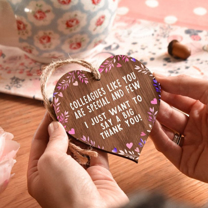 Rynx | Wooden Heart Plaque Gift Exquisite Love Heart Craftsmanship