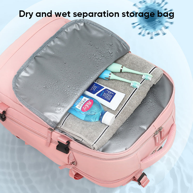 Rynx | Women's large travel waterproof hiking backpack