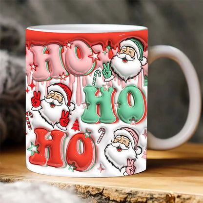 Rynx | 3d Christmas Gingerbread Man Ceramic Coffee Mug