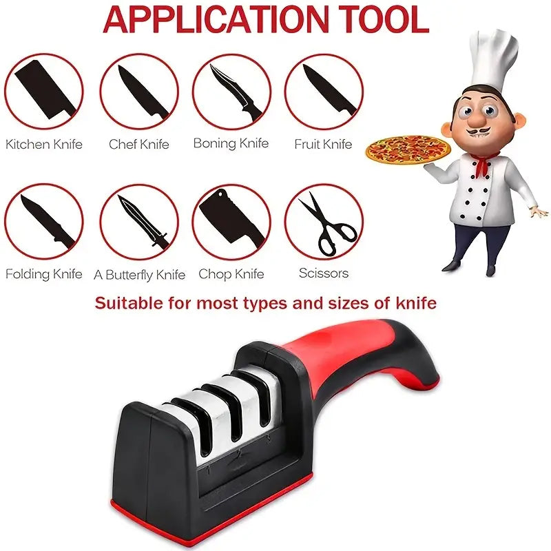 Rynx | Professional 4-Stage Knife Sharpener