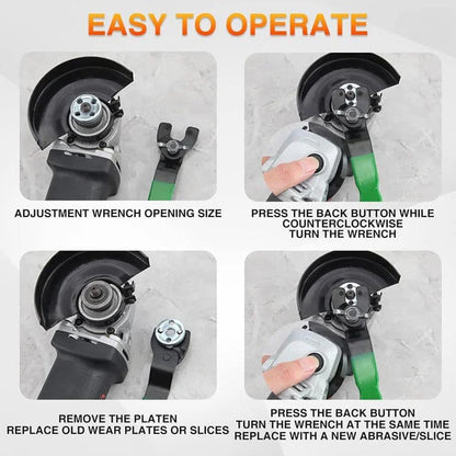 Rynx | Angle Grinder Key Thickened Disassembly Tool Adjustable