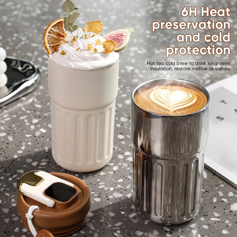 Rynx | Coffee thermos bottle with temperature display