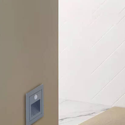 Rynx | Minimalist LED wall lamp for recessed mounting