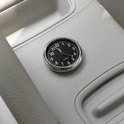 Rynx | AutoTime Mini Analog Watch – Self-adhesive and Stylish Design for Car Interior
