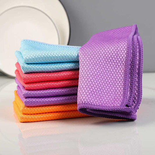 Rynx | Fish scale microfiber polishing cleaning cloth