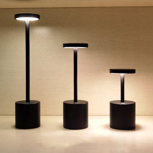 Rynx | LumaLite Rechargeable LED Table Lamp | Wireless | Dimmable | Modern Design for Restaurants and Home