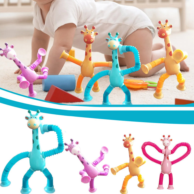 Rynx | Telescopic Giraffe Toy with Suction Cup