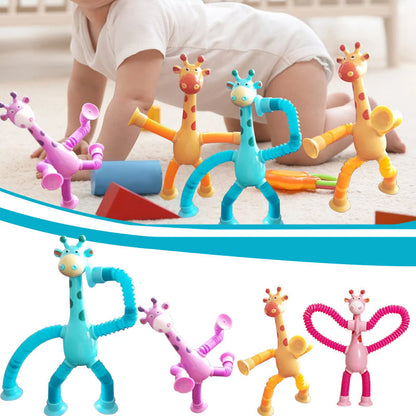 Rynx | Telescopic Giraffe Toy with Suction Cup