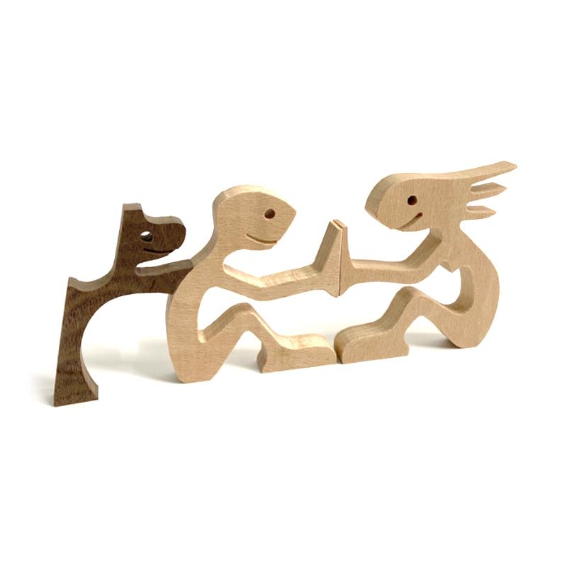 Rynx | Animal Lover Wooden Sculpture Table Decoration