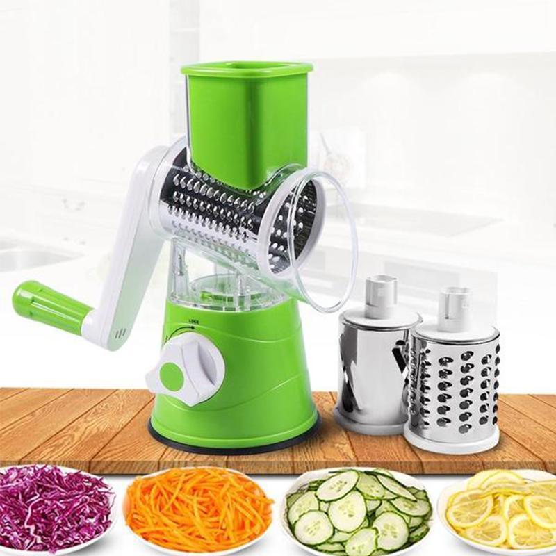 Rynx | 3 In 1 Rotating Cheese Grater Vegetable Cutter