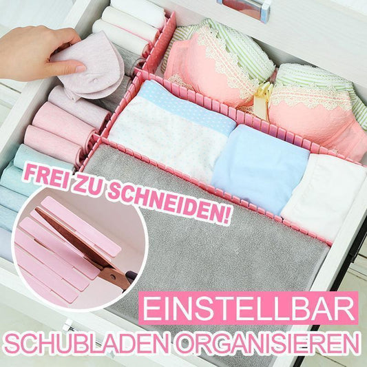 Rynx | Bequee® Multifunctional Drawer Dividers Plastic 4 Color
