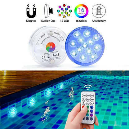 Rynx | Remote Control Waterproof Magnet Suction Cup LED Light