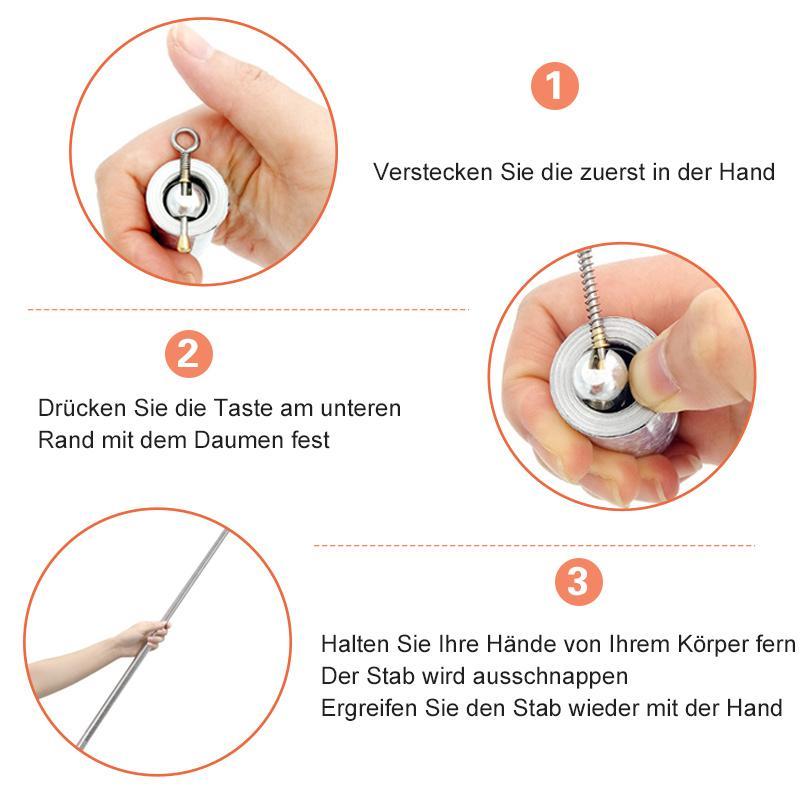RYNX | Portable Metal Rod For Self-Defense And Magic Tricks