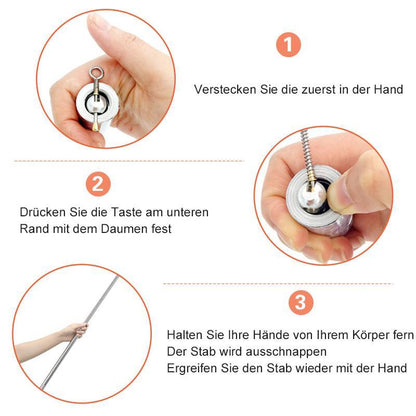 RYNX | Portable Metal Rod For Self-Defense And Magic Tricks