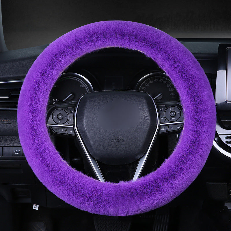 Rynx | Universal Plush Car Steering Wheel Cover