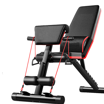 RYNX | Master Adjustable Weight Abdominal Bench Sit-Up Back Support RYNX | Flat Gym Exercise Wws