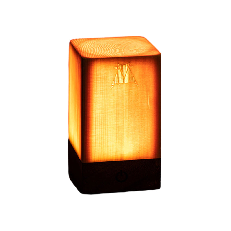 Rynx | LumiHout - LED Table Lamp with Battery and Touch Control