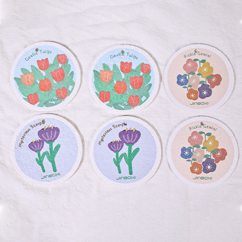 Rynx | Kitchen Flower Print Wood Pulp Cotton Cloth