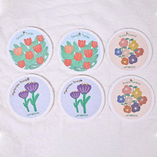 Rynx | Kitchen Flower Print Wood Pulp Cotton Cloth