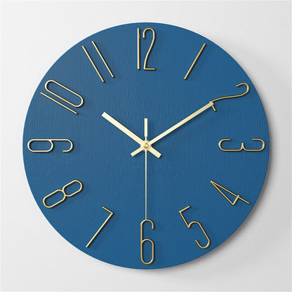 RYNX | Glowtech – Modern Plastic Wall Clock Blue
