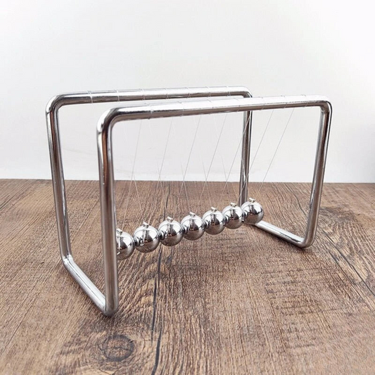 RYNX | Silver Newton Pendulum Balance Balls Desk Toy