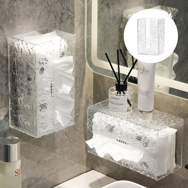 Rynx | Multifunctional tissue box with glacier pattern
