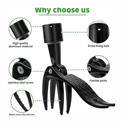 Rynx | Stainless Steel Adjustable Long Handle Removable Weeder