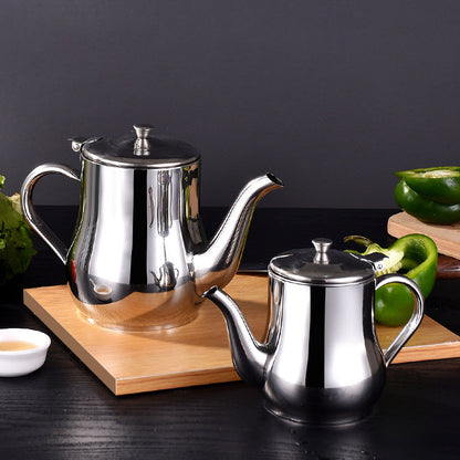 Rynx | Stainless Steel Oil Dispenser, Oil Dispenser with Removable Filter