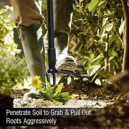 Rynx | Stainless Steel Adjustable Long Handle Removable Weeder