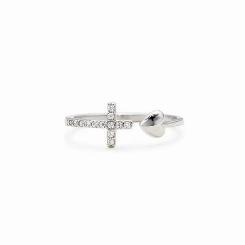 RYNX | Love S925 Sterling Silver Cross Ring