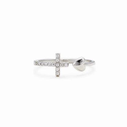 RYNX | Love S925 Sterling Silver Cross Ring