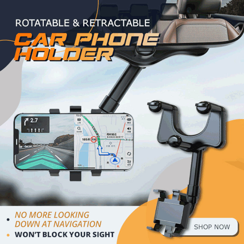 Rynx | Rotatable & Extendable Car Phone Holder