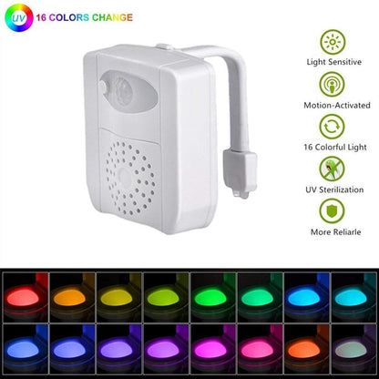 Rynx | 16 Colors LED Toilet Night Light--Upgrade UV Sterilization