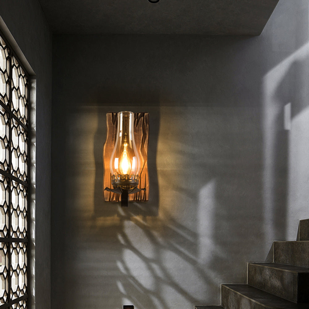 Rynx | Austin Vintage LED Wall Lamp Indoor Living Room/Bedroom Wood
