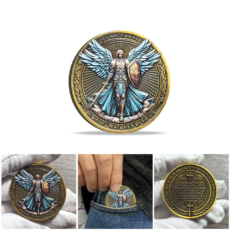 RYNX | The Archangel Michael Watches Over Us Challenge Coin