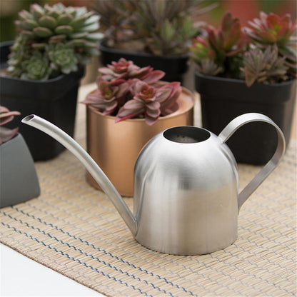 RYNX | Stainless Steel Watering Can with Flexible Neck | Modern Design | Perfect Watering | Rustproof