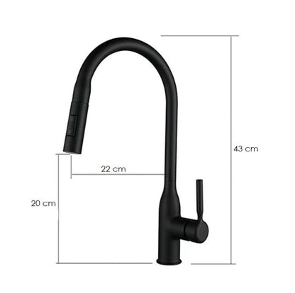 RYNX | Steelflow – Kitchen Mixer With Pull-Out Spray