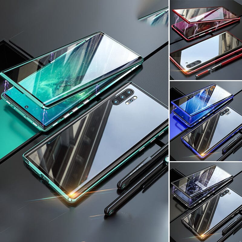 Rynx | Magnetic tempered glass double-sided phone case for Samsung