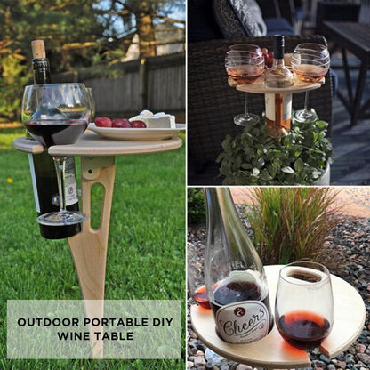Rynx | Outdoor Portable Diy Folding Table For Wine