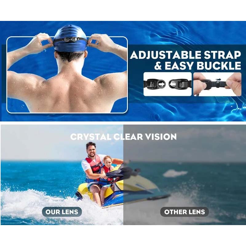 RYNX | Wide-Angle Swimming Goggles With Anti-Fog Effect