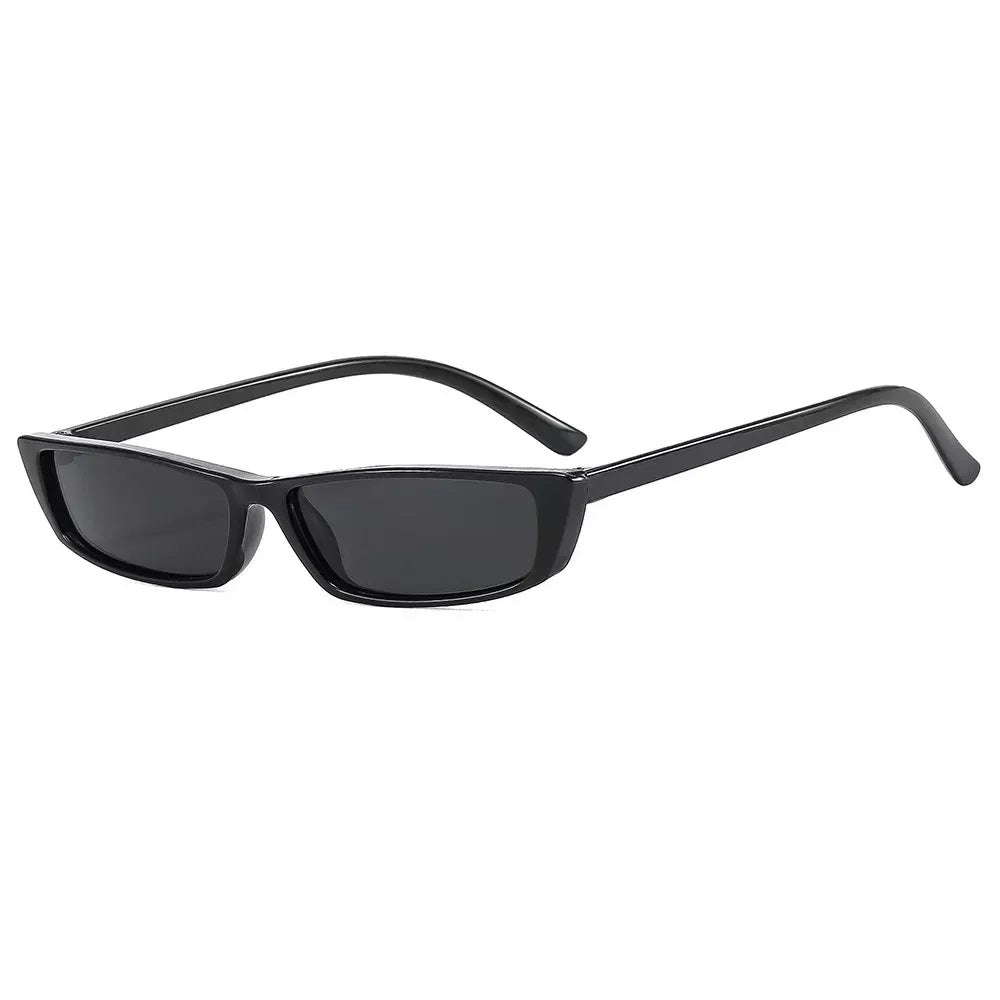 RYNX | Shades – Retro Rectangular Sunglasses Black