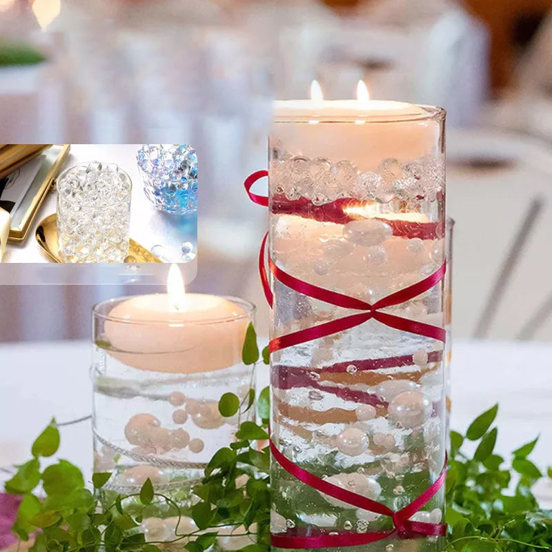 Rynx | Crystal bottom water pearl/Cute Christmas vase filling decoration