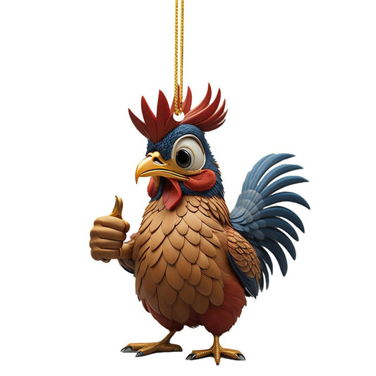 Rynx | Cartoon Rooster Decorative Ornaments