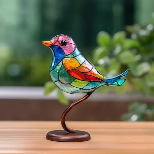 RYNX | Luxe bird figures made of colored glass - EleganBird