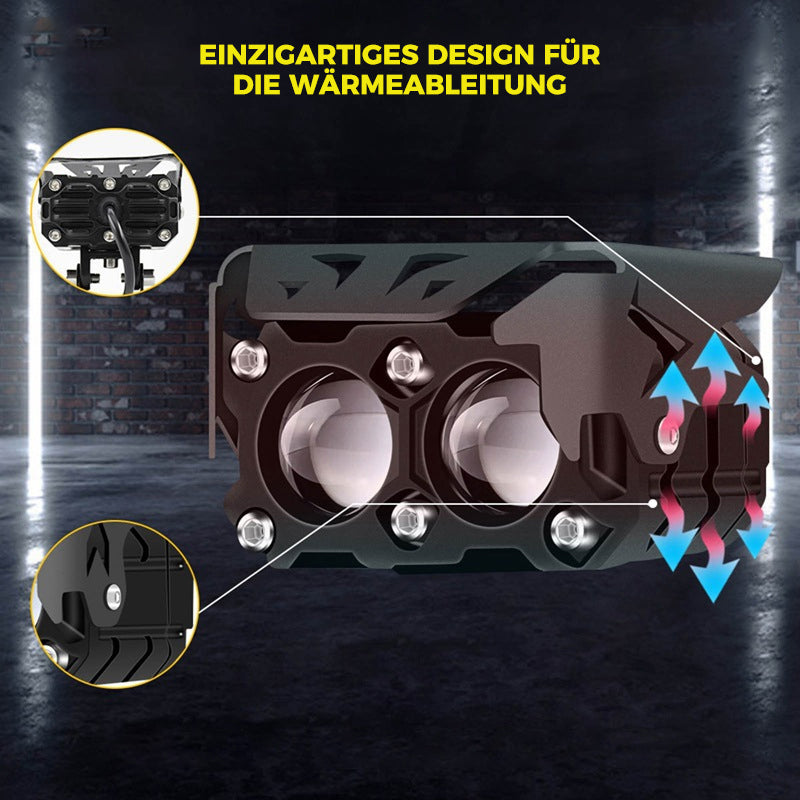 Rynx | Motorcycle riding LED auxiliary headlights🌟